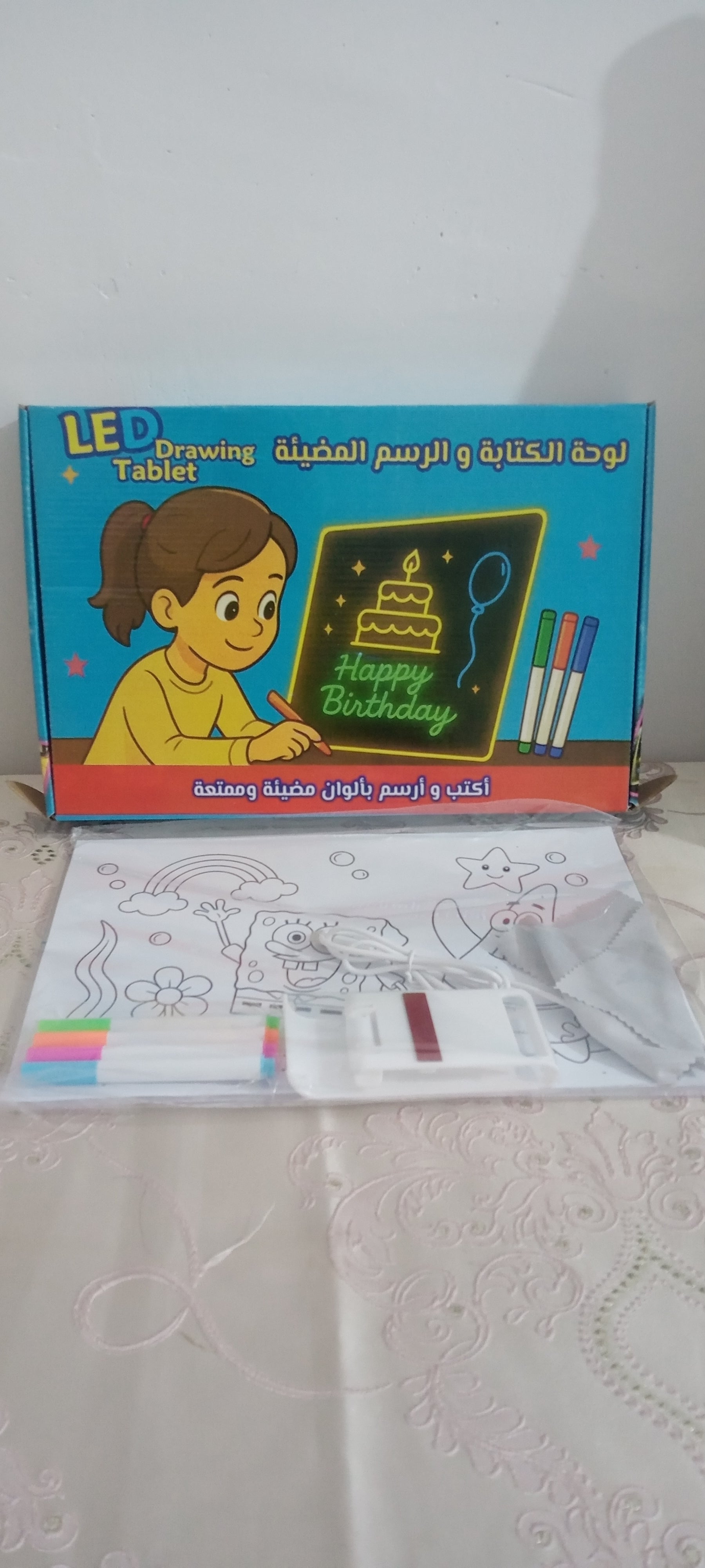 لوحة الرسم المضيئة LED